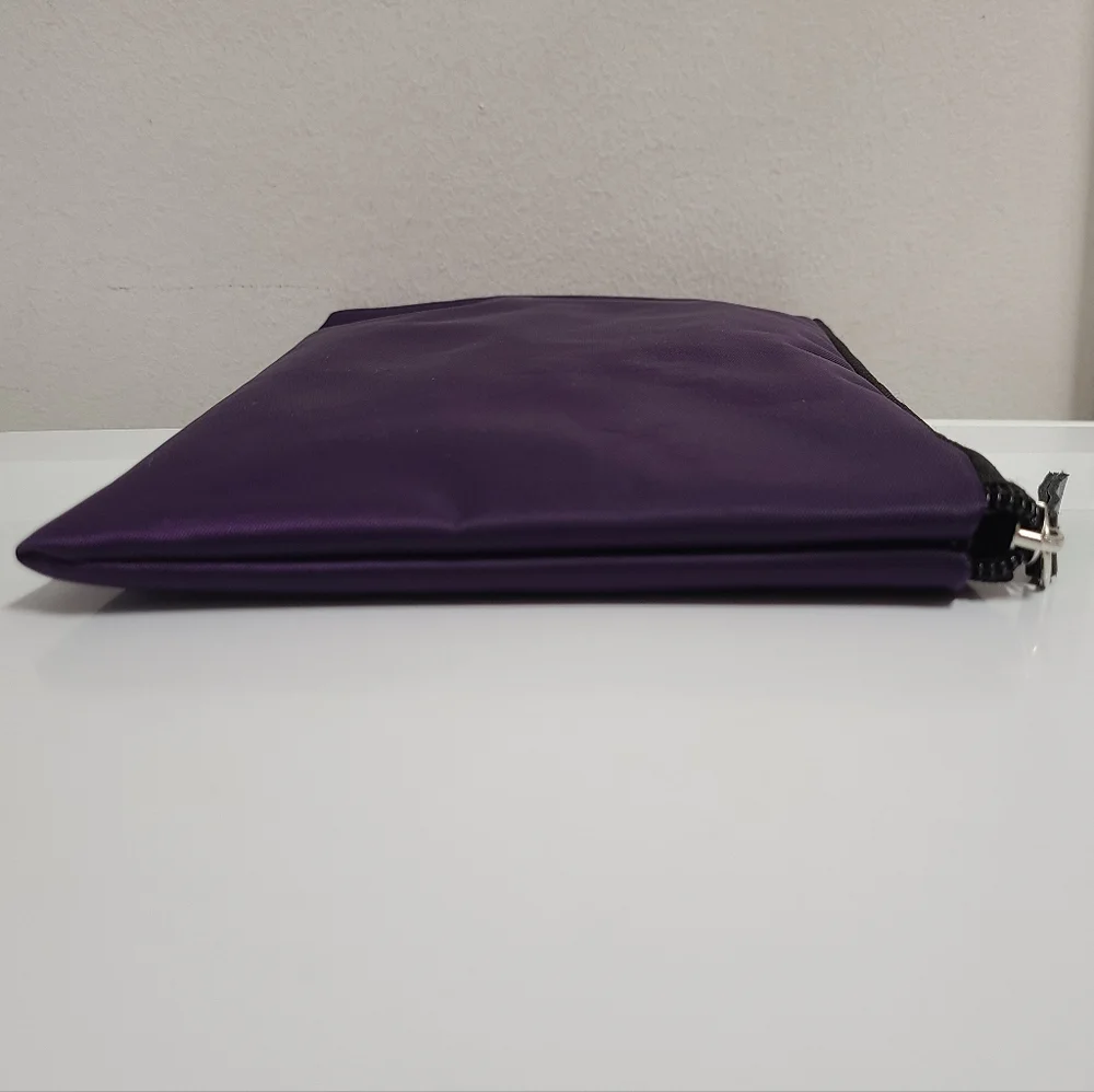 Tumi x Delta International Business One Purple Zippered Travel Accessory Pouch